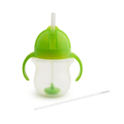 Afbeelding van Munchkin Click Lock Groen Drinkbeker met Rietje 01225601