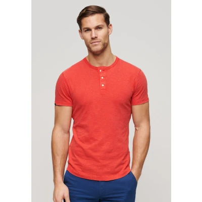 Afbeelding van Superdry Grandad T shirt Met Korte Mouwen Oranje XL Man