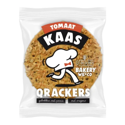 Afbeelding van Qrackers Bakery Wil &amp; Co Kaas Tomaat 46GR