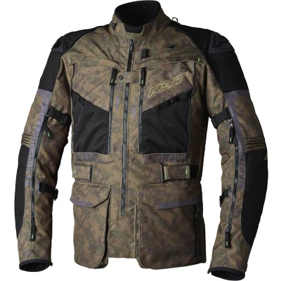 Afbeelding van RST Ranger Motorfiets Textiel Jas, groen bruin, afmeting M voor man