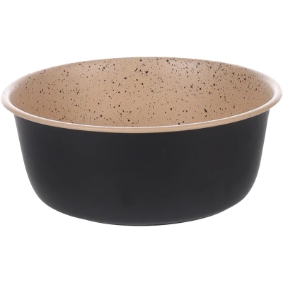 Afbeelding van Flamingo Dimi Eet En Drinkpot Honden Rond Zwart Xl 1,93l 1st 139038