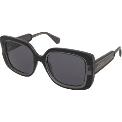 Afbeelding van MAX&amp;Co. Iniettato Zonnebril, Dames, Maat: One Size, Nero lucido grigio fumo