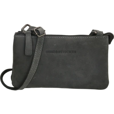 Afbeelding van Hide &amp; Stitches Idaho Voyage Schoudertas zwart Damestas