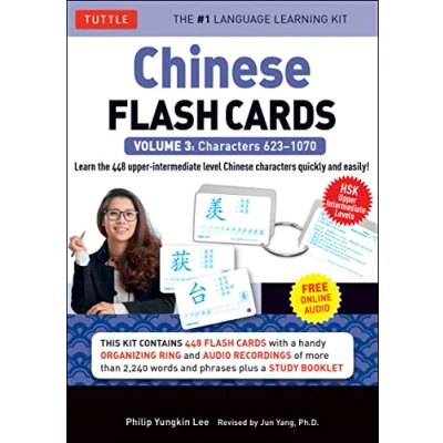 Afbeelding van Chinese Flash Cards Kit Volume 3 /anglais/chinois: HSK Upper Intermediate Level (Online Audio Included)