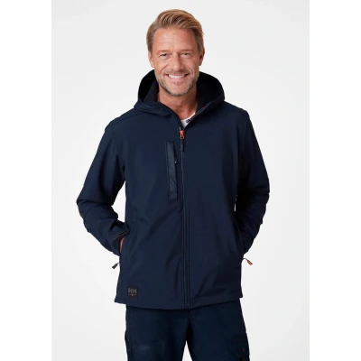 Afbeelding van Helly Hansen Softshell Jas Kensington Hooded Marine Maat XXL