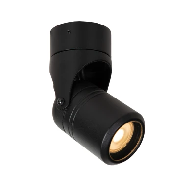 Afbeelding van Lucide Niort wandspot 6W 12x11cm zwart