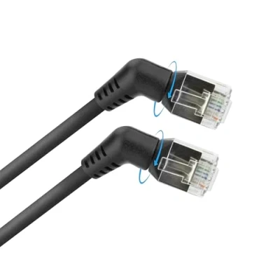 Afbeelding van ACT DD1901 netwerkkabel Zwart 1 m Cat6 U/FTP (STP)
