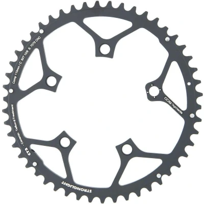Afbeelding van Stronglight Ct2 Compact Adaptable Campagnolo Kettingblad Zwart 50t