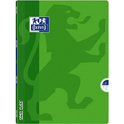 Afbeelding van Oxford Openflex notitieboek, polypropyleen A4 96 pagina&#039;s 21 x 29,7 cm groen