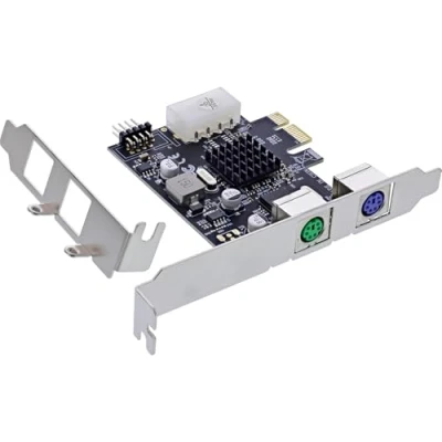Afbeelding van InLine Interfacekaart, 2x PS/2, USB aansluiting, PCIe (PCI Express), Controlekaart