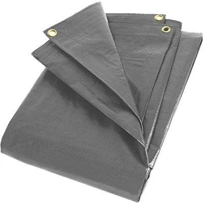 Afbeelding van Afdekzeil, 5 x 6 m, grijs, 280 g/m², type 480506