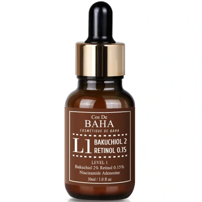 Afbeelding van CDB Bakuchiol 2% Serum with Retinol L1 30ml Face, Anti Aging, Hyperpigmentation and Acne Flare Ups Korean Beauty Cos de BAHA