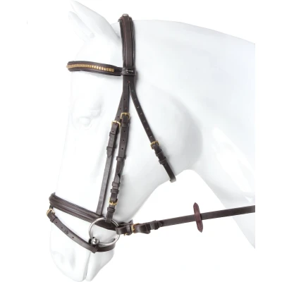 Afbeelding van HORKA HOOFDSTEL CLINCHER COB ZWART/ZILVER