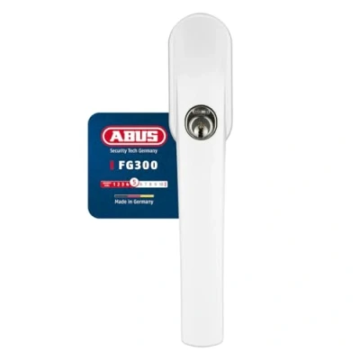 Afbeelding van Abus FG300 Wit Afsluitbare raamkruk