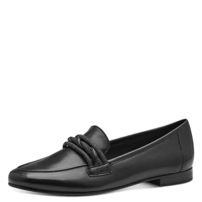Afbeelding van Marco Tozzi Instappers, Dames, Maat: 42, Black nappa Leer