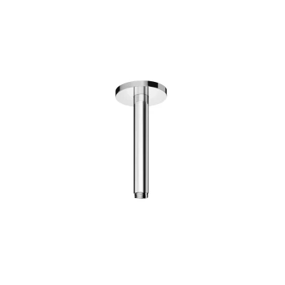 Afbeelding van HotBath Cobber plafondbuis rond 15cm Geborsteld koper PVD