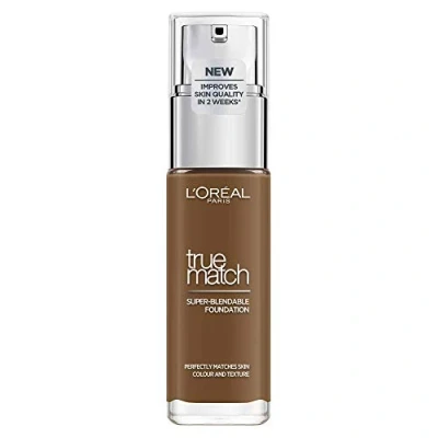 Afbeelding van L&#039;Oréal Paris True Match Foundation 8.N Cappuccino met Natuurlijke Dekking, SPF 17 30 ml (Perfect Match),