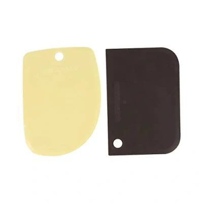 Afbeelding van Zenker 15314 Set van 2 bakhoorns, hoorns, bakschraper, kunststof, bruin, beige, 12 x 8 cm
