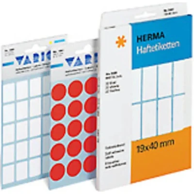 Afbeelding van Herma 1866 Etiket Rond 12mm Fluor Rood