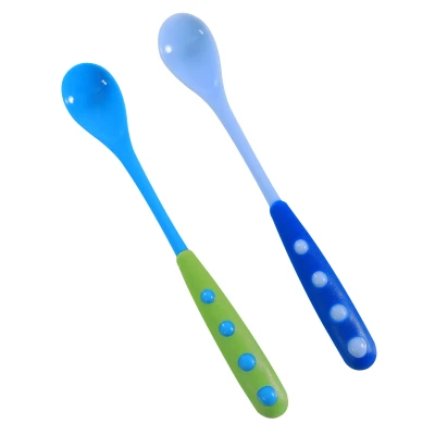 Afbeelding van Lorelli Lepels 2st. Extra Lang Blauw