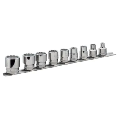 Afbeelding van Bahco 3/8&quot; dopsleutelset mm op rail 7409MB