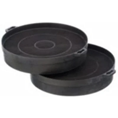 Afbeelding van 2 actieve koolfilters Ø 200 x 210 mm rond voor afzuigkappen Bosch Siemens Neff nr. : 353121