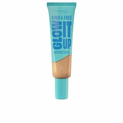 Afbeelding van RIMMEL LONDON KIND &amp; FREE GLOW IT UP MOISTURISING SKIN TINT MAKEUP W 30 ML 160 VANILLA
