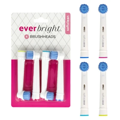 Afbeelding van Everbright SoftClean opzetborstels 4 stuks
