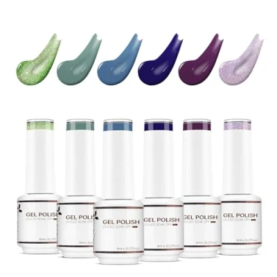 Afbeelding van Nicedeco Gel Nagellak Set Semi permanent Gellak UV LED Soak Off Kleuren 6 X 8ML Gift Kit 12