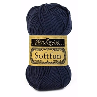 Afbeelding van Scheepjes Softfun 50g 2401 Prussian