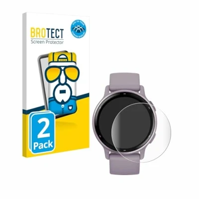 Afbeelding van BROTECT Full Cover Screen Protector voor Garmin vivoactive 5 (2 Stuks) Schermbeschermer, 3D Curved