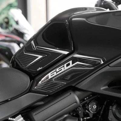 Afbeelding van Resin Bike Motorbike 3D stickers compatibel met Kawasaki Versys 650 2024. Fietstank zijbeschermer Tegen Stoten en Krassen. Sticker hars gadget Moto