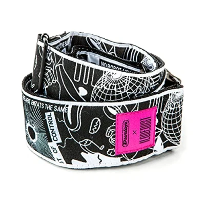 Afbeelding van Dunlop ILOVEDUST Jacquard Strap ILD11 Robot Heart
