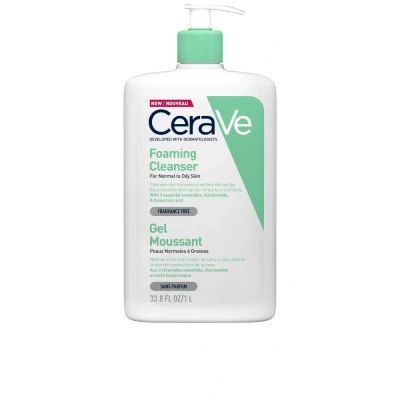 Afbeelding van 3x CeraVe Schuimende Reinigingsgel 1000 ml