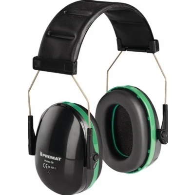 Afbeelding van Promat Gehoorbescherming SAFELINE VI EN 352 1 SNR 28 DB gepolsterde hoofdbeugel slanke oorschalen 4000370289