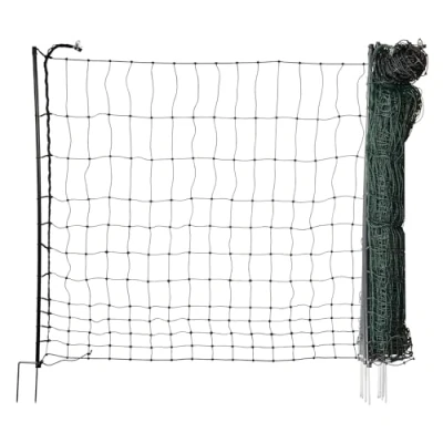 Afbeelding van Horizont Hondennet easyLine 25m lang 110cm hoog Dubbele Pen Niet elektrificeerbaar Voor o.a. Hond, Kat, Kip Of Kleine Huisdieren Omheiningsnet