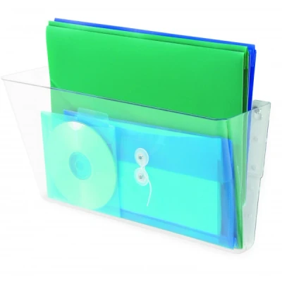 Afbeelding van Muurfolderhouder deflecto DocuPocket, magnetisch, A4 liggend