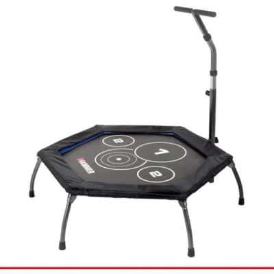 Afbeelding van Hammer Fitness CROSS JUMP Fitnesstrampoline Zwart IJzer