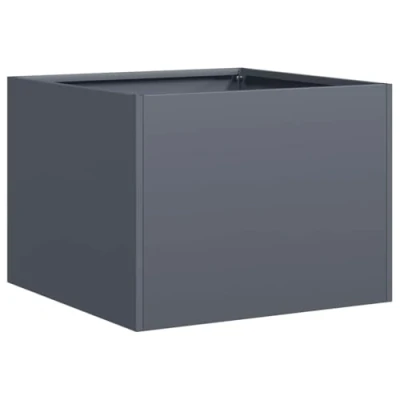 Afbeelding van vidaXL Plantenbak 40x40x30 cm staal antracietkleurig