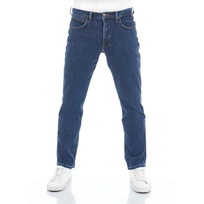 Afbeelding van Lee Brooklyn Straight leg jeans, Heren, Maat: 40x34, Dark stonewash