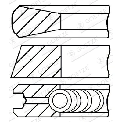 Afbeelding van Goetze Engine Zuigerveren 08 138008 00