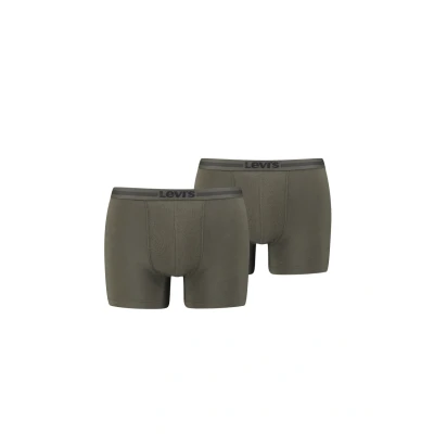 Afbeelding van Levis Herenslips 2P Tencel Boxer Brief Khaki lyocell Small Heren