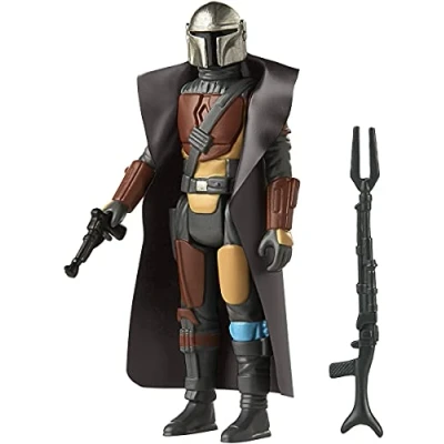 Afbeelding van Hasbro Star Wars The Mandalorian RETRO Collection Action Figures Wave 1 SW Mandolorian