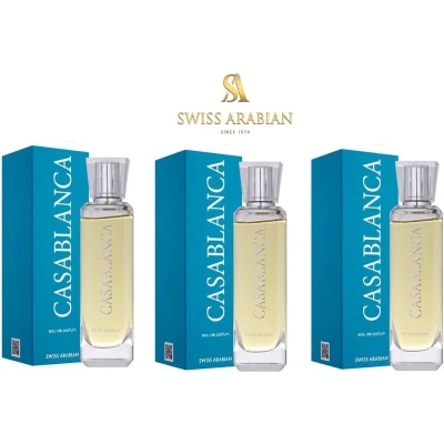 Afbeelding van Swiss Arabian Casablanca 3 Stuks Eau de Parfum spray (unisex) 100 ml
