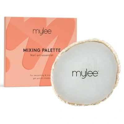 Afbeelding van Mylee Hars Nail Art Palet voor Gel Nagellak, Gouden Rand, Ideaal het mengen en Decanteren van kleuren of Nagellak Display, Professionele Salon Kwaliteit Resultaten, DIY Tech Tool, Nagels