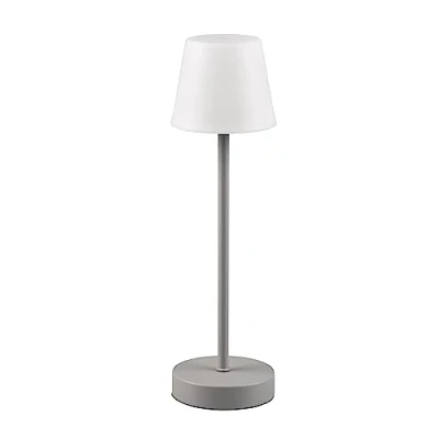 Afbeelding van REALITY Martinez Tafellamp Grijs SMD LED Oplaadbaar Dimbaar RGB IP44