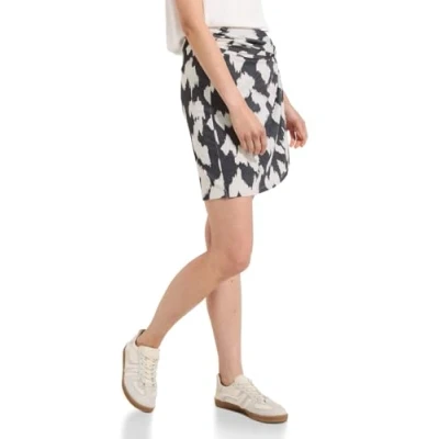 Afbeelding van Cecil print skort volcanic grey maat L