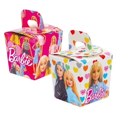 Afbeelding van Candy Box Barbie 7x7x8cm 6st