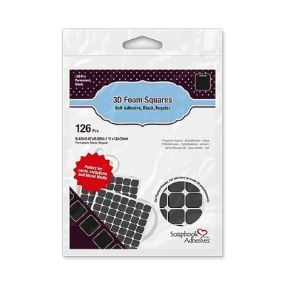 Afbeelding van 3L 3D Foam Squares Zwart 126 Stuks
