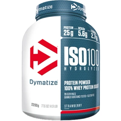 Afbeelding van Dymatize ISO 100 Hydrolized Strawberry Blast (2200 gr)